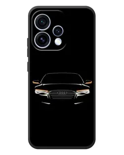 Чехол для OPPO Reno 15 с картинкой «Audi — ночной контур»