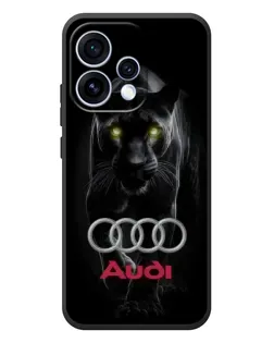 Чехол для OPPO Reno 15 с картинкой «Пантера и Audi»