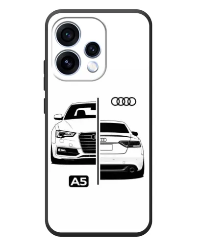 Чехол для OPPO Reno 15 с картинкой «Audi — контрастный дизайн»