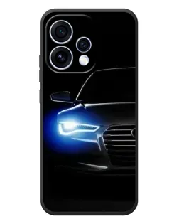 Чехол для OPPO Reno 15 с картинкой «Неоновый взгляд Audi»