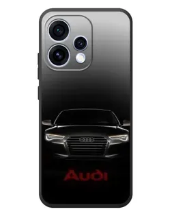 Чехол для OPPO Reno 15 с картинкой «Audi — градиентный контур»
