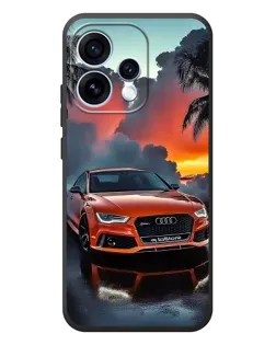 Чехол для OPPO Reno 15 с картинкой «Audi — закат»