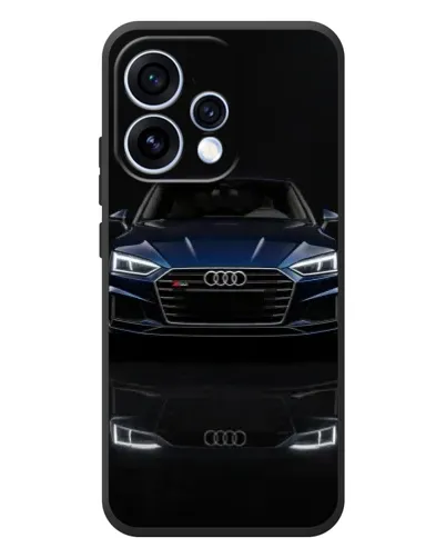 Чехол для OPPO Reno 15 с картинкой «Audi — ночное отражение»