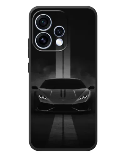 Чехол для OPPO Reno 15 с картинкой «Lamborghini симметрия дорог»