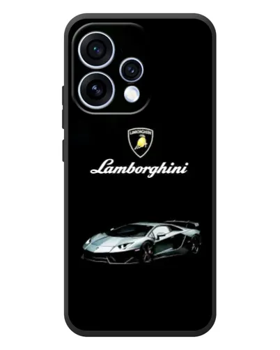 Чехол для OPPO Reno 15 с картинкой «Логотип Lamborghini классика»