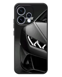 Чехол для OPPO Reno 15 с картинкой «Lamborghini фары детализация»