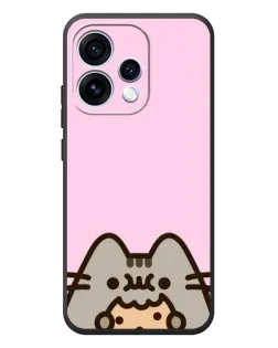 Чехол для OPPO Reno 15 с картинкой «Pusheen и печенье» Чехол для OPPO Reno 15 с картинкой «Pusheen и печенье»