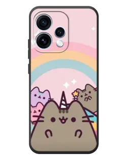 Чехол для OPPO Reno 15 с картинкой «Единорог Pusheen» Чехол для OPPO Reno 15 с картинкой «Единорог Pusheen»
