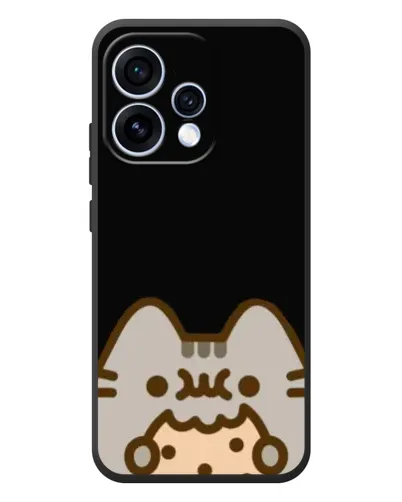 Чехол для OPPO Reno 15 с картинкой «Пушин на черном» Чехол для OPPO Reno 15 с картинкой «Пушин на черном»