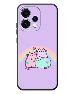 Чехол для OPPO Reno 15 с картинкой «Радужные Пушины» Чехол для OPPO Reno 15 с картинкой «Радужные Пушины»