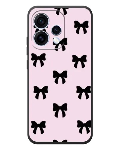 Чехол для OPPO Reno 15 с картинкой «Черные банты Coquette» Чехол для OPPO Reno 15 с картинкой «Черные банты Coquette»