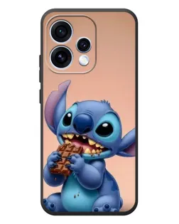 Чехол для OPPO Reno 15 с картинкой «Стич ест шоколад»