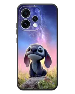 Чехол для OPPO Reno 15 с картинкой «Стич на рассвете»