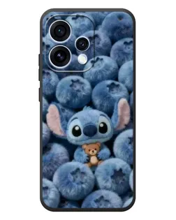 Чехол для OPPO Reno 15 с картинкой «Стич и голубика»