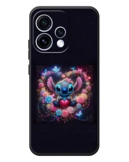 Чехол для OPPO Reno 15 с картинкой «Stitch в цветах»