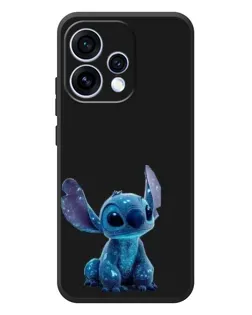 Чехол для OPPO Reno 15 с картинкой «Стич на черном»