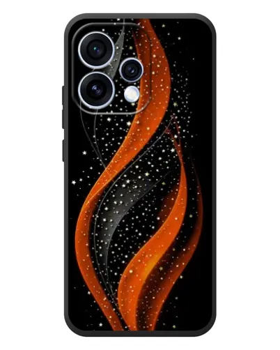 Чехол для OPPO Reno 15 с картинкой «Огненная звездная волна»