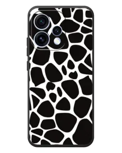 Чехол для OPPO Reno 15 с картинкой «Черно-белый жираф»