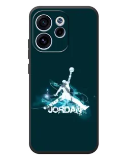 Чехол для OPPO Reno 15F с картинкой «Jordan Blue Fire»