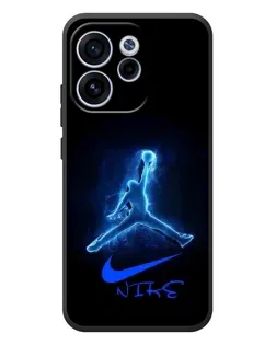 Чехол для OPPO Reno 15F с картинкой «Jordan Neon Blue»