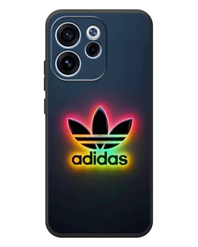 Чехол для OPPO Reno 15F с картинкой «Неоновый Adidas»
