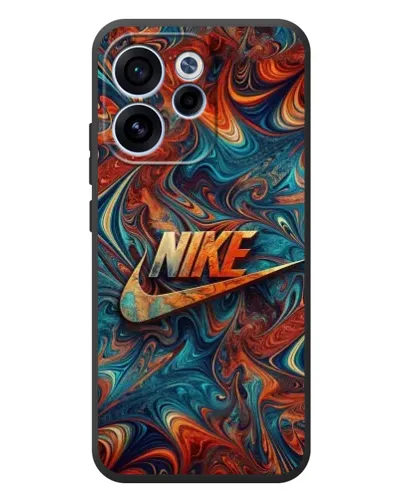 Чехол для OPPO Reno 15F с картинкой «Nike в абстракции» Чехол для OPPO Reno 15F с картинкой «Nike в абстракции»