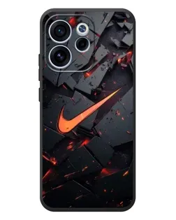 Чехол для OPPO Reno 15F с картинкой «Nike — эффект разломов» Чехол для OPPO Reno 15F с картинкой «Nike — эффект разломов»