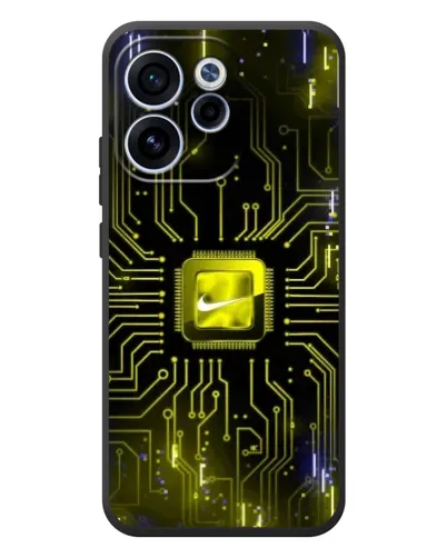 Чехол для OPPO Reno 15F с картинкой «Nike — золотая искра» Чехол для OPPO Reno 15F с картинкой «Nike — золотая искра»