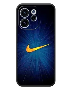 Чехол для OPPO Reno 15F с картинкой «Синий пульс Nike» Чехол для OPPO Reno 15F с картинкой «Синий пульс Nike»