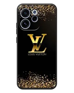 Чехол для OPPO Reno 15F с картинкой «LV — золотые искры»