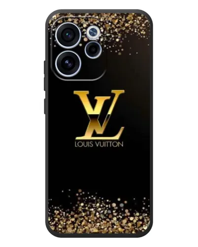 Чехол для OPPO Reno 15F с картинкой «LV — золотые искры» Чехол для OPPO Reno 15F с картинкой «LV — золотые искры»
