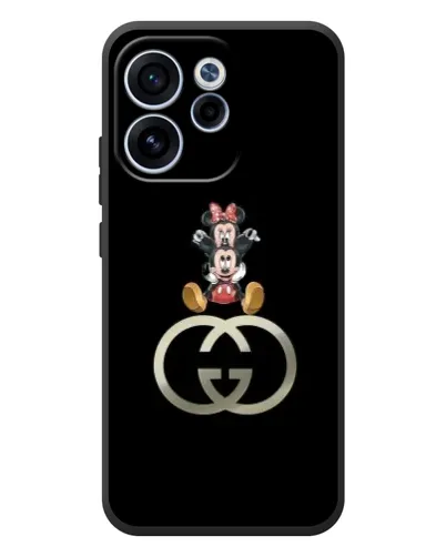 Чехол для OPPO Reno 15F с картинкой «Минни Маус на лого» Чехол для OPPO Reno 15F с картинкой «Минни Маус на лого»