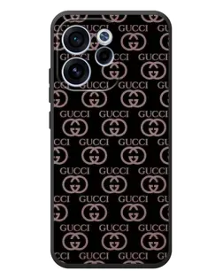 Чехол для OPPO Reno 15F с картинкой «Классическая монограмма Gucci»