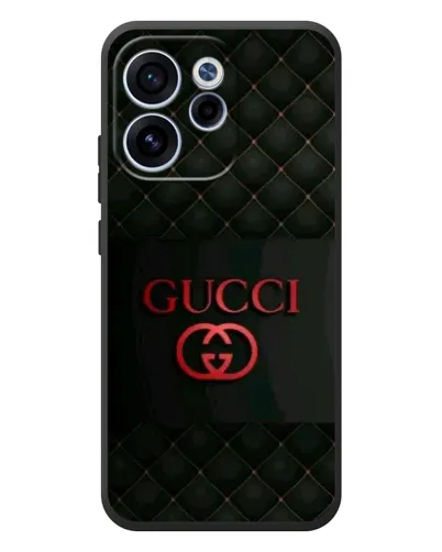 Чехол для OPPO Reno 15F с картинкой «Gucci — стеганый черный» Чехол для OPPO Reno 15F с картинкой «Gucci — стеганый черный»