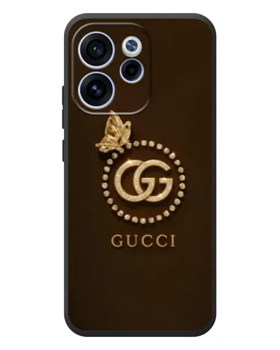 Чехол для OPPO Reno 15F с картинкой «Gucci — золотая бабочка» Чехол для OPPO Reno 15F с картинкой «Gucci — золотая бабочка»