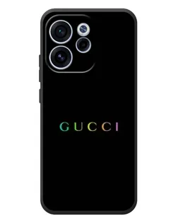 Чехол для OPPO Reno 15F с картинкой «Gucci — неоновый минимализм»