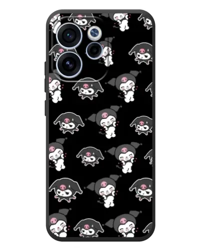 Чехол для OPPO Reno 15F с картинкой «Черный паттерн Kuromi» Чехол для OPPO Reno 15F с картинкой «Черный паттерн Kuromi»