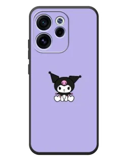 Чехол для OPPO Reno 15F с картинкой «Kuromi — фиолетовый минимализм»