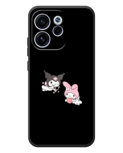Чехол для OPPO Reno 15F с картинкой «My Melody и Kuromi» Чехол для OPPO Reno 15F с картинкой «My Melody и Kuromi»