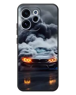 Чехол для OPPO Reno 15F с картинкой «BMW в дыму» Чехол для OPPO Reno 15F с картинкой «BMW в дыму»