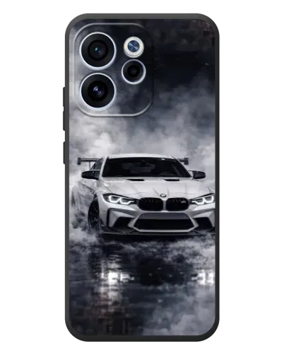 Чехол для OPPO Reno 15F с картинкой «BMW сквозь туман»