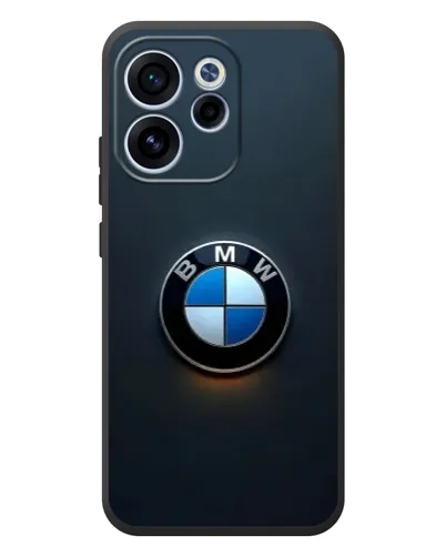 Чехол для OPPO Reno 15F с картинкой «Логотип BMW — минимализм»