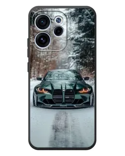 Чехол для OPPO Reno 15F с картинкой «BMW в зимнем лесу» Чехол для OPPO Reno 15F с картинкой «BMW в зимнем лесу»