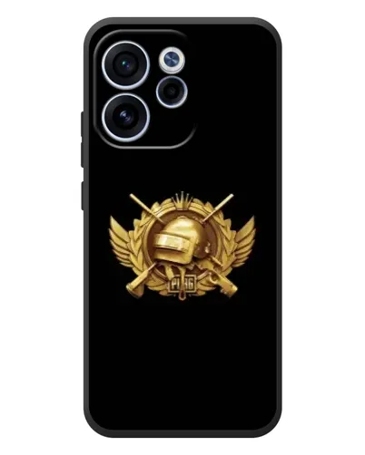 Чехол для OPPO Reno 15F с картинкой «PUBG — оранжевый градиент»