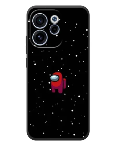 Чехол для OPPO Reno 15F с картинкой «Красный Among Us» Чехол для OPPO Reno 15F с картинкой «Красный Among Us»