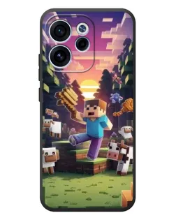 Чохол для OPPO Reno 15F з картинкою «Стів на фермі» Чохол для OPPO Reno 15F з картинкою «Стів на фермі»