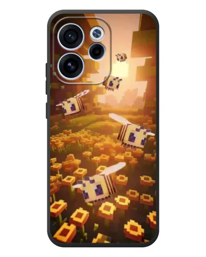 Чехол для OPPO Reno 15F с картинкой «Поле подсолнухов»