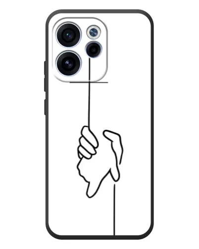 Чехол для OPPO Reno 15F с картинкой «Рука держит»