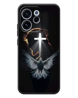 Чехол для OPPO Reno 15F с картинкой «Голубь и Свет»