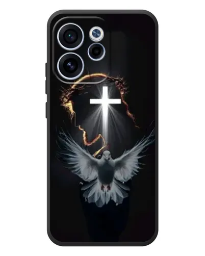 Чехол для OPPO Reno 15F с картинкой «Голубь и Свет»